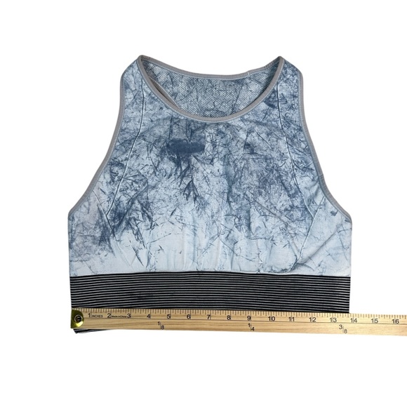 Lululemon Ebb to Train Blue and Gray Tie-Dye Activewear Set, Size 10-12 W2BIIS - Picture 3 of 11